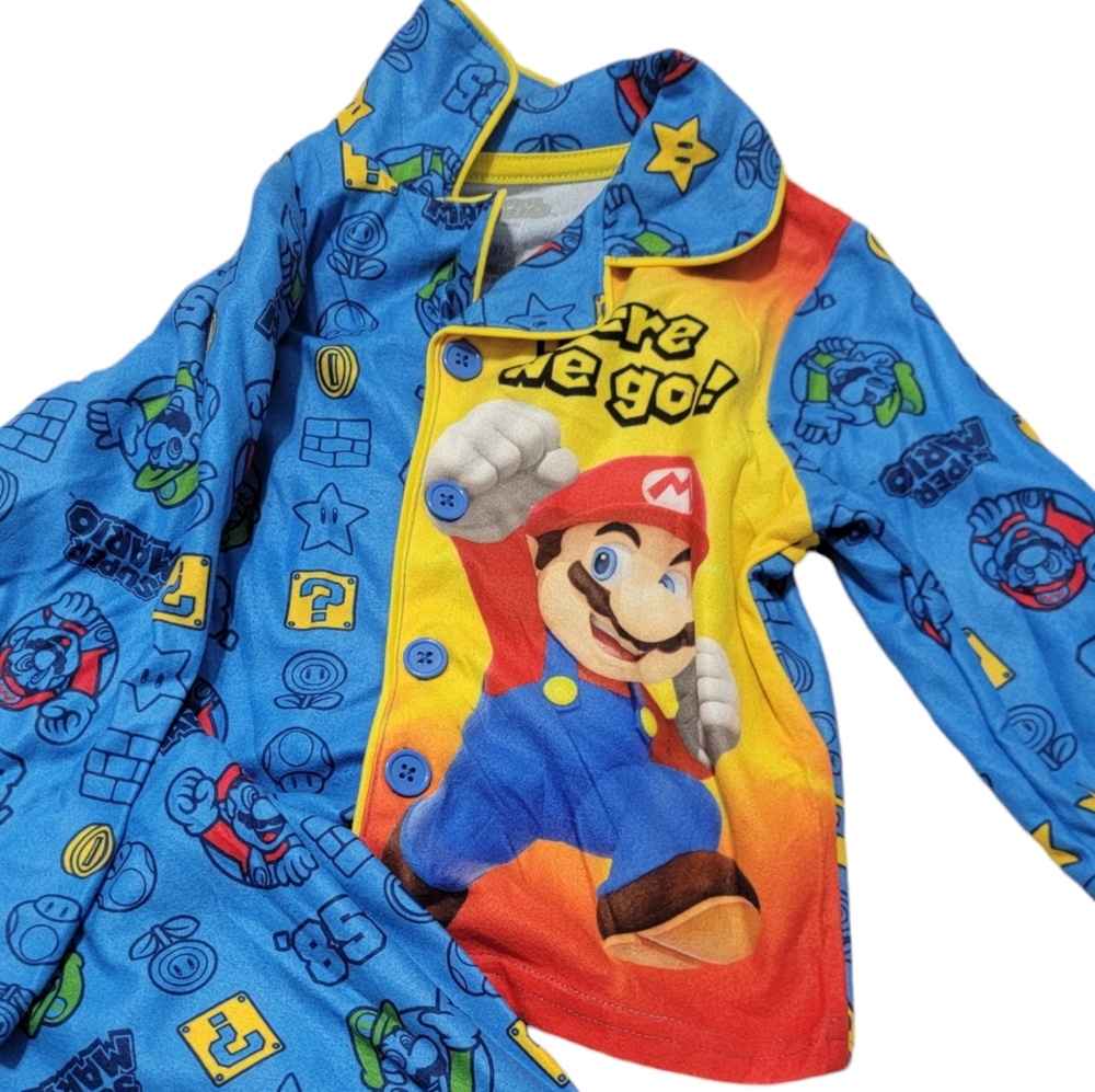 Super Mario Bros  Kids Pajamas-Cozy and fun for little Gamers